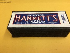 New listing
Vintage Hammett's school supplies Chalkboard Eraser