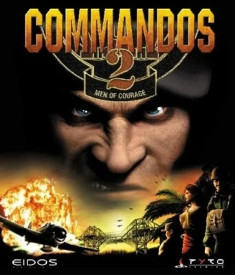 Commandos 2 Men of Courage Pc New Vista XP 3 Cd Roms Sealed In Paper Sleeves - Image 1 of 2