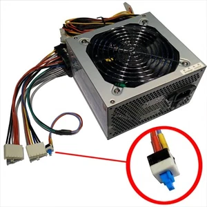 ATX to AT chassis converter kit AT PSU self latching switch P8 P9 AT I/O shield - Picture 1 of 10