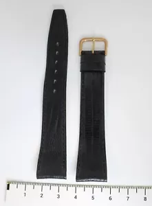 Original Citizen Lizard Leather Strap Dark Blue - 17Mm Lug - 14Mm Buckle - Picture 1 of 4