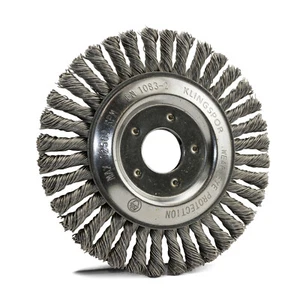 125mm x 6mm x 22.23mm Pipeline Mild Steel Wheel Brush - 1 Each 358315 - Picture 1 of 6