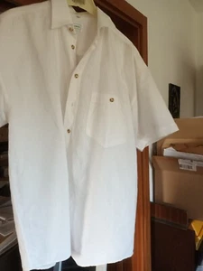herren hemden kurzarm, Leinen weiss, 39/40 - Bild 1 von 2