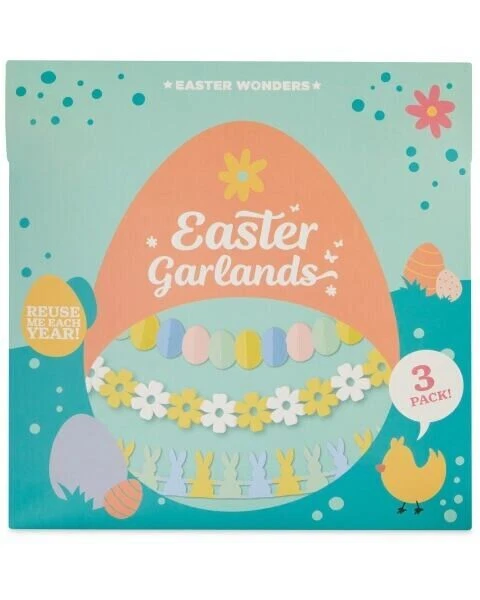 Easter Paper Garland 3 Pack 3m long Foto 1 de 1