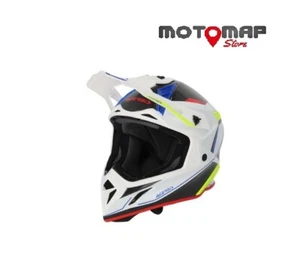 Casco Acerbis Cross Impact Steel Carbon 2206 0025047.237 modello 2023 bianco ner - Foto 1 di 5