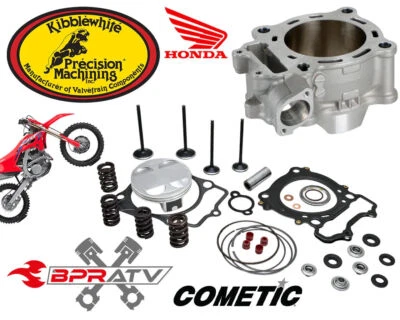 04-17 Honda CRF 250X Kibblewhite Top End Piston Rebuild Kit Valves Cylinder Kit - Image 1 of 4