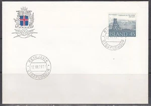 Iceland Scott 503 FDC - Icelandic Touring Club, 50th Anniv. - Picture 1 of 1
