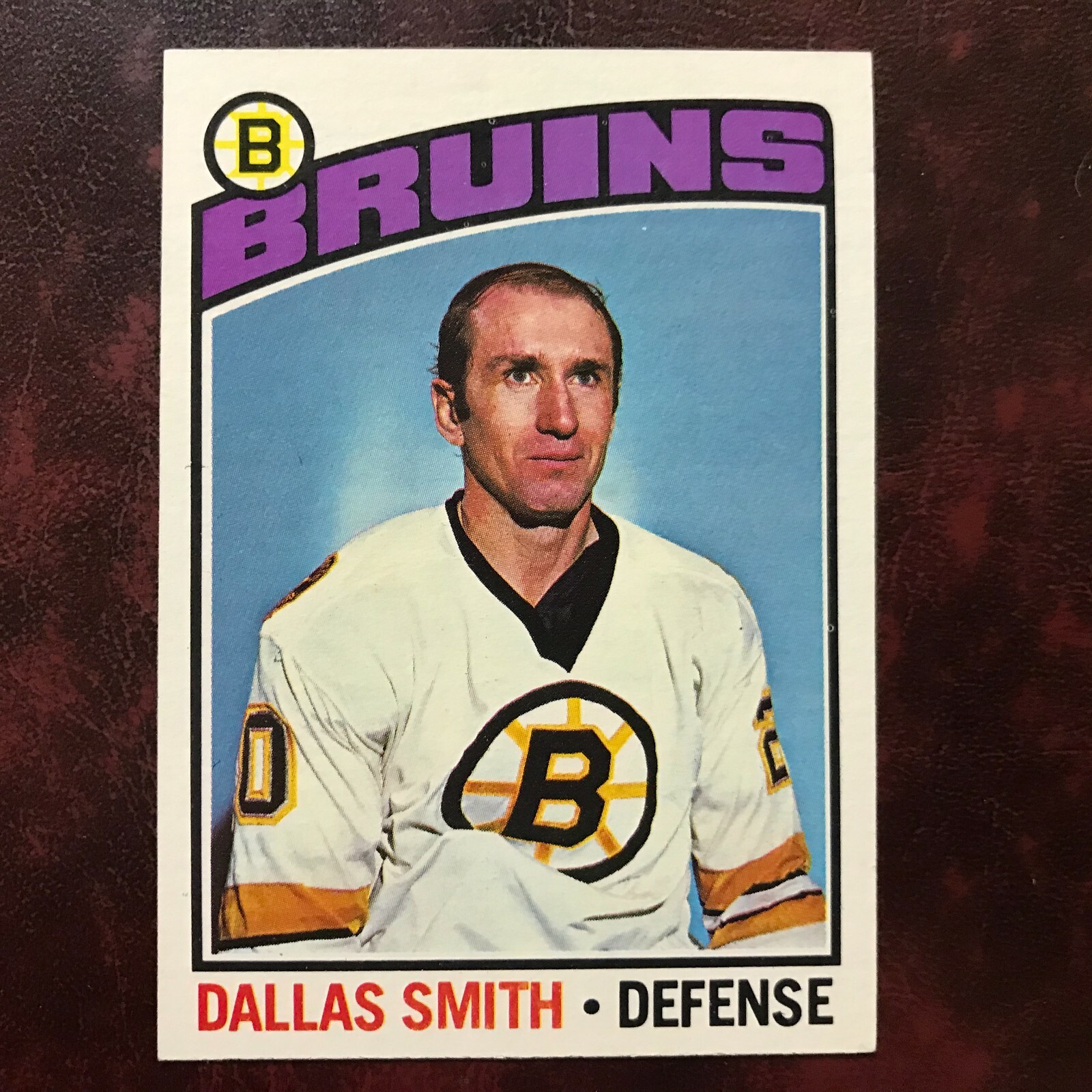 1976-77 Topps Set DALLAS SMITH #105 BOSTON BRUINS - NM/MINT *HIGH GRADE*