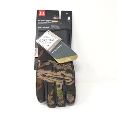 Under Armour UA Hunt Gloves Mid Season Camo Gore-Tex Infinium 1318575-940 Size M - Image 1 of 4