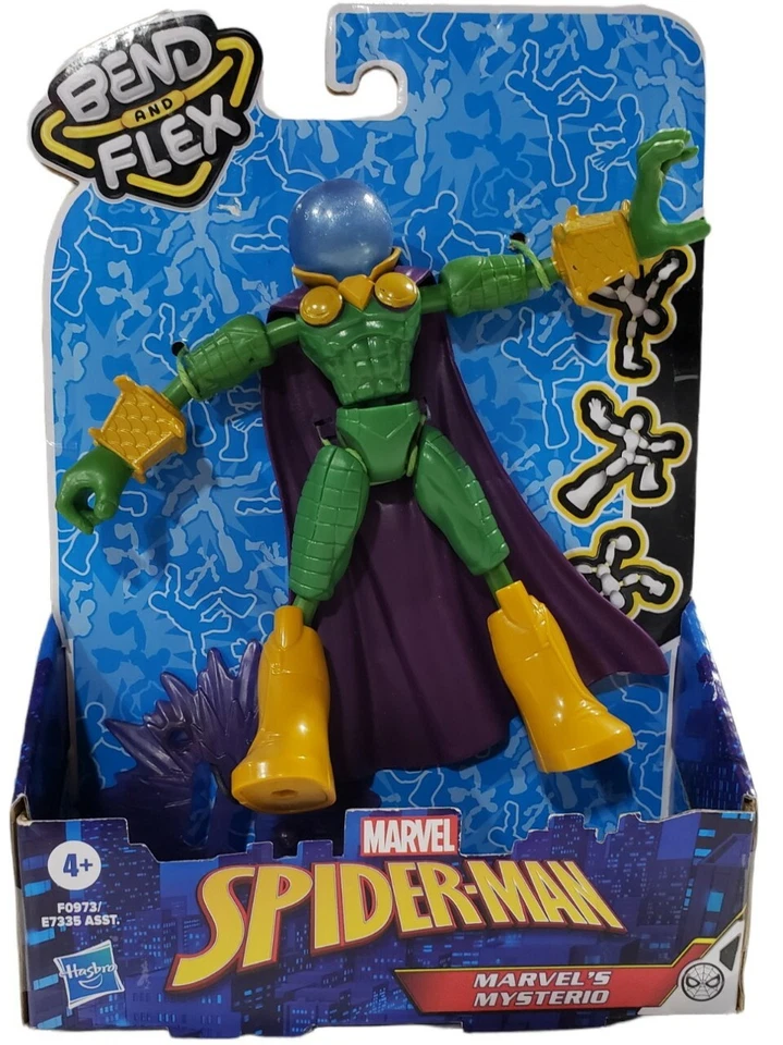 Spider-Man Bend & Flex Marvel's Mysterio 6" Action Figure Hasbro Marvel