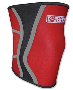 Brute Icon Padless Knee Sleeve - Red/Black - Sold in Pairs - Picture 1 of 1
