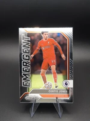 2022 Panini Prizm Premier League Curtis Jones Liverpool #22 Emergent - Image 1 of 2