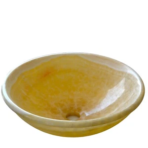 Lavabo Onice Naturale Home Finiture Arredamento Bagno Home Decor Diametro 42 cm - Imagen 1 de 2