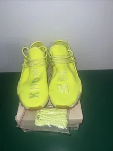 Adidas PW HU NMD PRD Human Racer Solar Yellow EF2335 Pharell Williams Sz 5 NIB - Picture 1 of 9