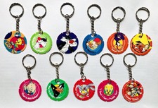 1990’s Looney Tunes Tazo / Pog Keyring - Vintage Retro Gaming Memorabilia Gift