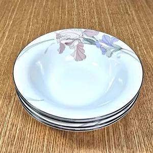Noritake NEW DECADE Cafe Du Soir 7" CEREAL BOWLS (lot of 4 bowls) *MINT COND* - Picture 1 of 1
