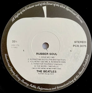 THE BEATLES -Rubber Soul LP- Ultra Rare Withdrawn Apple Label mispress (Vinyl) - Picture 1 of 4