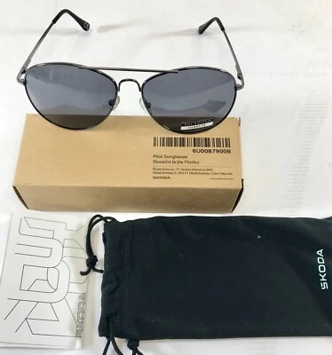 Skoda Piloten Sonnenbrille 6U0087900B polarisierte Sonnenbrille mit UV400-Schutz - Bild 1 von 4