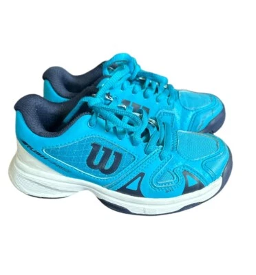 Wilson Rush Pro Jr 2.5 Boys Tennis Shoe Size 11 Kids Hawaiian Ocean/White/Navy - Image 1 of 4