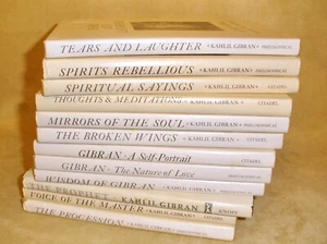 Lot of 12 Hardcover Books by Kahlil Gibran - Prophet, Tears & Laughter Etc - Imagen 1 de 4