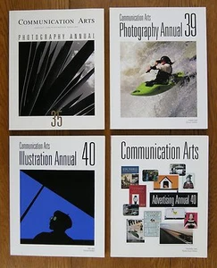 Lot 4 Communication Arts CA Magazines 1990s ANNUALS Photo Illustration Advertis - Picture 1 of 4