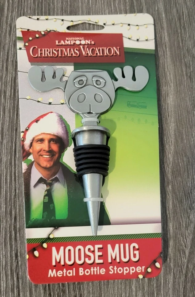 National Lampoon Christmas Vacation Moose Mug Metal Bottle Stopper