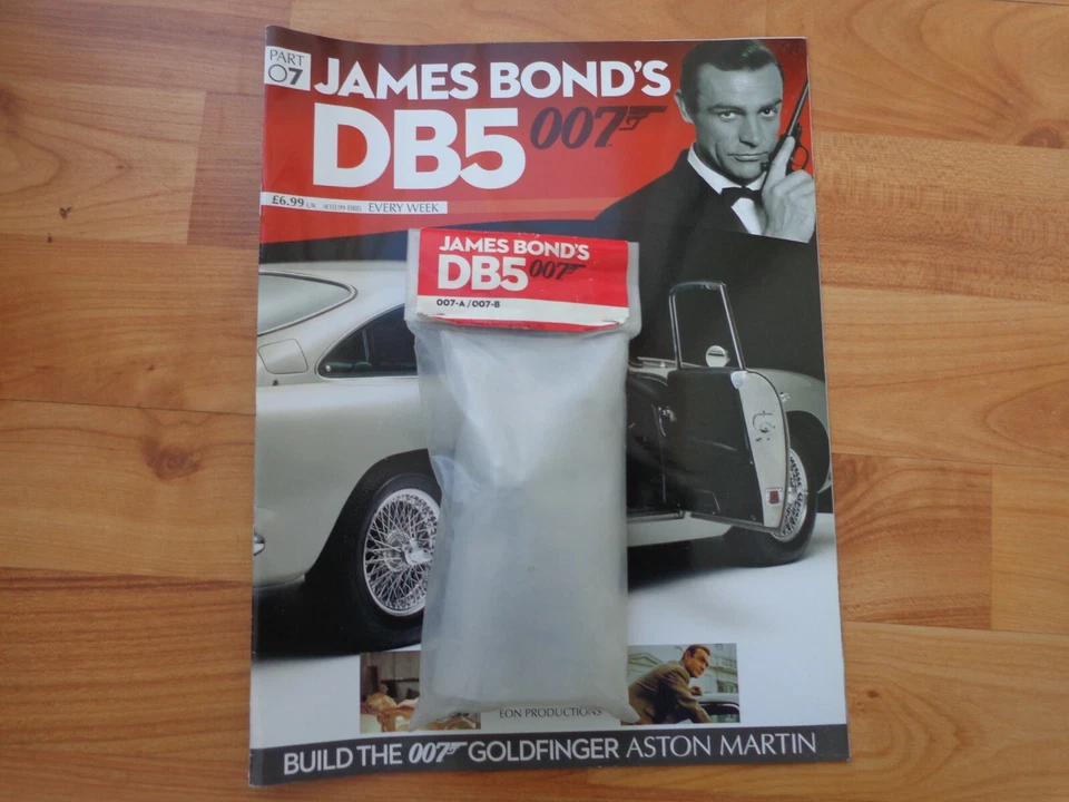 Eaglemoss 1/8 Costruire il Proprio James Bond 007 Aston Martin DB5 Issue 07 Inc - Immagine 1 di 1