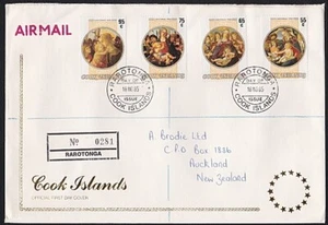 COOK IS 1985 Christmas set fine used on official FDC.......................B1795 - Picture 1 of 1