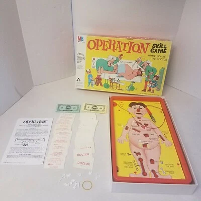 Rare Vintage 1997 OPERATION Smoking Doctor Board Game MB COMPLETE light no sound - Image 1 of 4