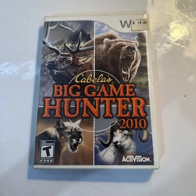 Cabela's Big Game Hunter 2010 (Nintendo Wii, 2009) Tested - Image 1 of 3