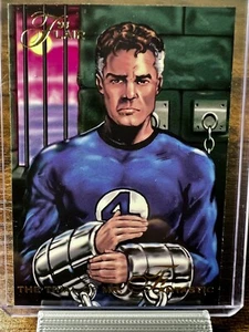 1994 Marvel Fleer Flair "Base Trading Card" #47 THE TRIAL OF REED RICHARDS - Foto 1 di 2