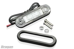 12v / 24v Blue Flush LED Marker Light Truck Trailer Van 4x4 Pickup Car Bike Boat - Picture 1 of 9