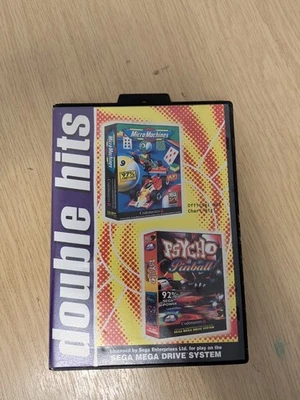 Sega Megadrive - Double Hits Micro Machines & Psycho Pinball - Boxed With Manual - Image 1 of 4