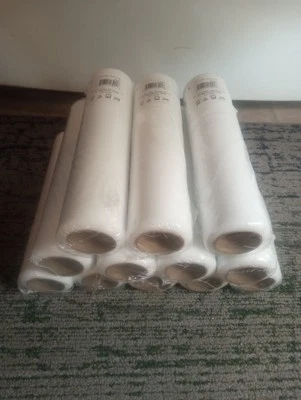 Lot Of 12 Falk White Tulle Spools 9”x 25 Yard Arts Craft Fabric Wedding USA NOS - Image 1 of 4