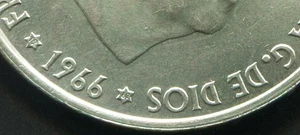 tu_bazar FRANCO 100 PESETAS PLATA 1966 * 19 69 ESTRELLA TRUCADA PALO RECTO - Imagen 1 de 3