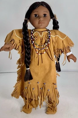 PRIMERA EDICIÓN 2002 Pleasant Co. American Girl Kaya 18" con traje y zapatos Foto 1 de 4