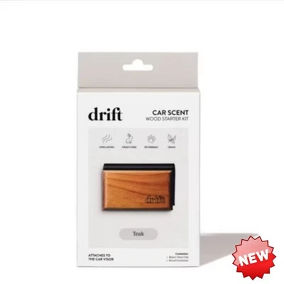   Ambientador de madera para coche Drift Co - aroma a teca Foto 1 de 2