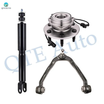 3 Front Upper Control Arm-Wheel Hub-Shock For 2002-2006 Chevrolet Avalanche 1500 - Image 1 of 4