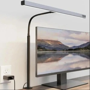 1pc Eye-Caring LED Desktop Lamp Adjustable Gooseneck With Touch Control - Picture 1 of 8