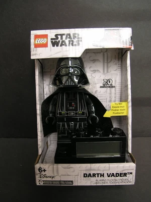 Lego Star Wars Disney DARTH VADER Reloj Despertador 20 Años Aniversario NUEVO Foto 1 de 2