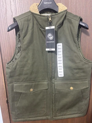 Chaleco de trabajo WP WEATHERPROOF para hombre talla S verde oliva nuevo con etiquetas Foto 1 de 4