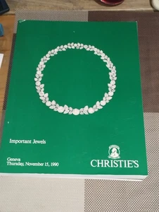 Christie’s Geneva – Important Jewels – November 1990 - Imagen 1 de 1