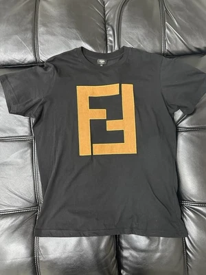 Fendi Double FF Embriodered T Shirt  XL - Image 1 of 3