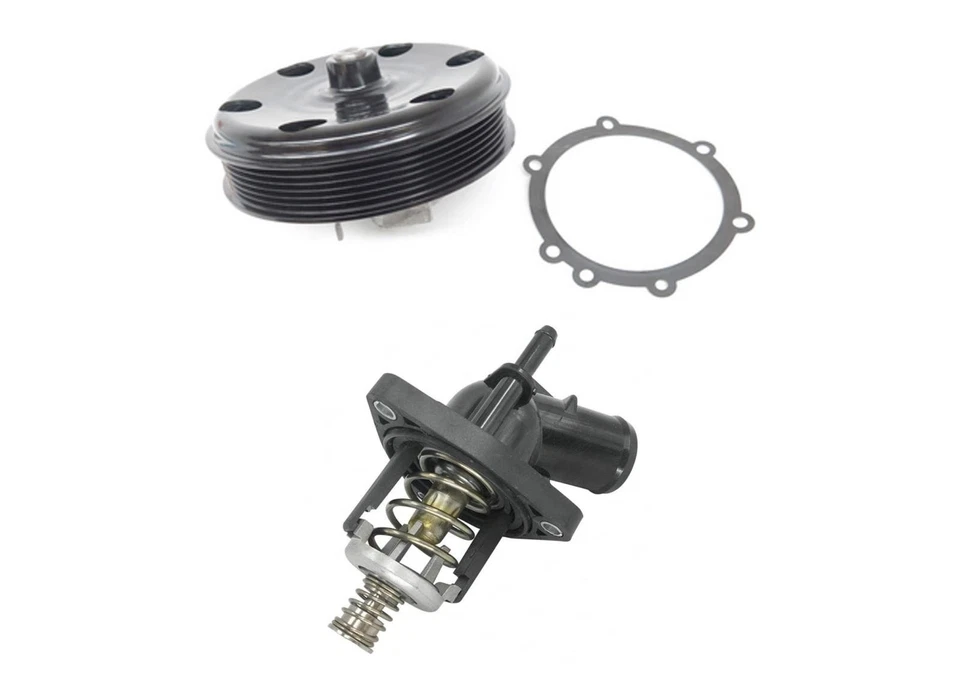 Engine Water Pump Pulley Thermostat Housing Fits Chevrolet Tahoe 15-20 5.3L 6.2L - Image 1 of 4