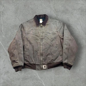 Vintage 90s (90s) Carhartt Jacket in Brown XL - Picture 1 of 8