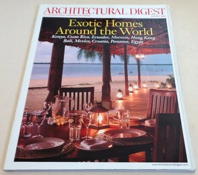 Architectural Digest Magazine August 2009 Exotic Homes Around the World - Image 1 of 2