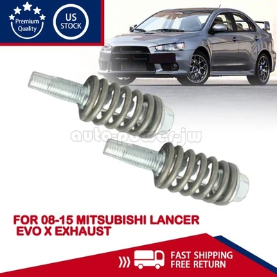 Bolts & Springs Downpipe Midpipe Kit For 2008-15 Mitsubishi Lancer Evo X Exhaust - Image 1 of 4