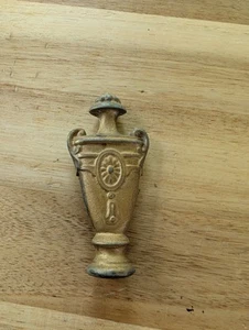 Vintage Urn Shaped Metal Lamp Finial, 3.25", Unknown Date - Picture 1 of 4