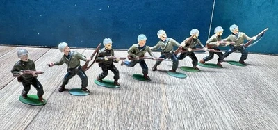 Charbens: Infantería estadounidense en acción, Segunda Guerra Mundial. Posguerra, años 50. Sin caja Foto 1 de 4