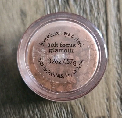 BareMinerals Bare Escentuals ojos y mejillas enfoque suave glamour .02 oz/.57 g nuevo Foto 1 de 2