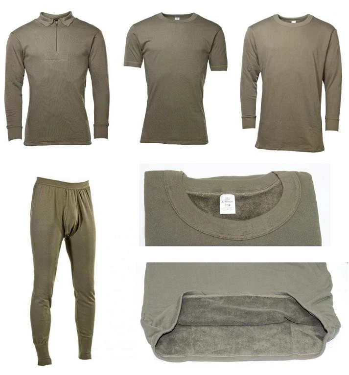 Bundeswehr Unterwäsche Winter TL Plüsch Warme Thermounterhose BW Rolli Unterhose - Bild 1 von 4
